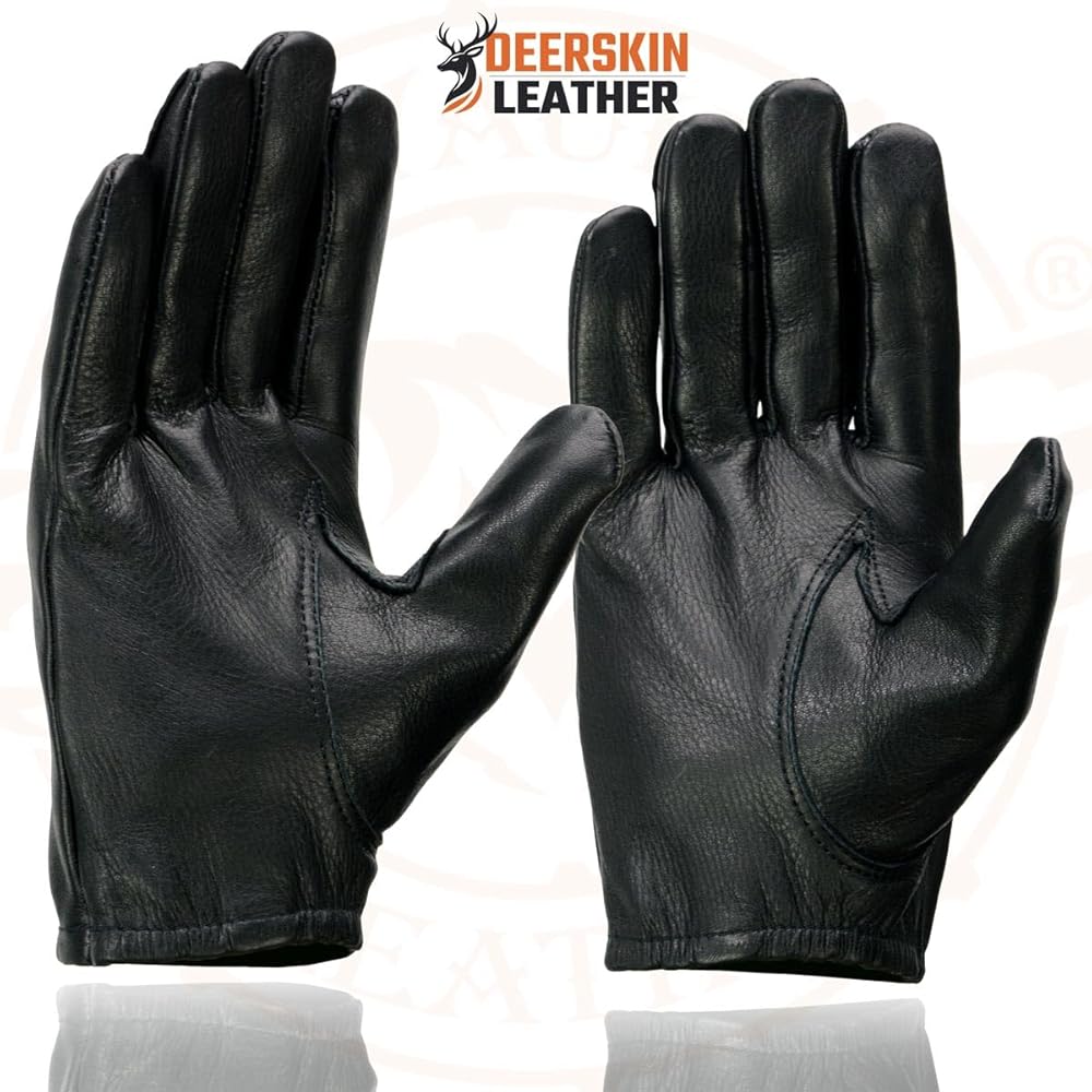 Amazon.com: Milwaukee Leather - SH887 BLACK Men's Deerskin
